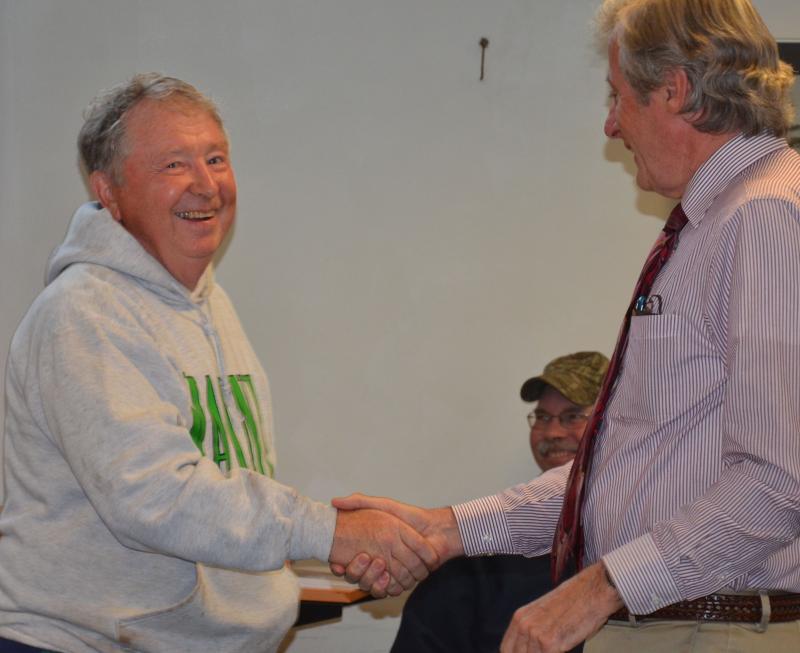Steve Beveridge and Rick Bates. (Photo by Lynda Clancy)
