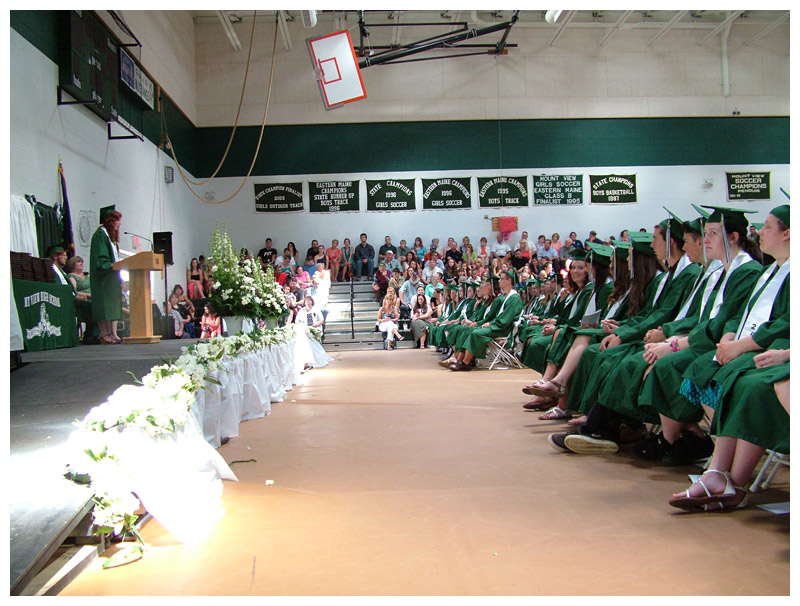 Valedictorian Hailey Davis shares the results of her survey older citizens on what they wish they had known at this time in their lives.