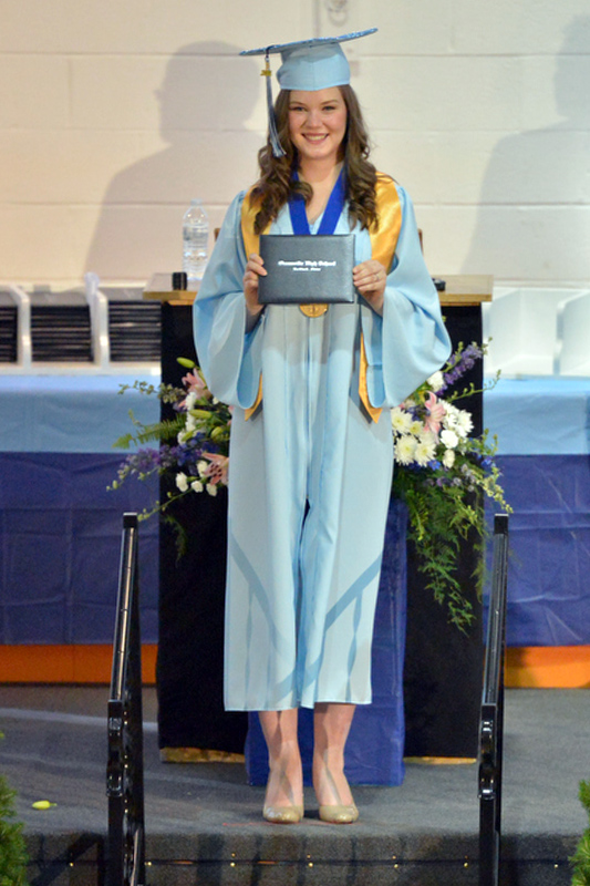 Samantha Greer Dienesch-Calamari, Summa Cum Laude, National Honor Society 2013. (Photo by Ron Hawkes) (Photo by Ron Hawkes)