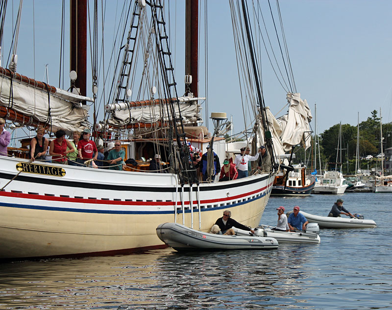 Summer in Camden can be busy, both on the water and throughout downtown, so harbormaster Steve Pixley is hosting a welcome barbecue at the public landing Saturday, June 7, and the community is invited to bring a dish and join the potluck celebration – before everybody is too busy to stop and relax. (Photo by Holly S. Edwards)