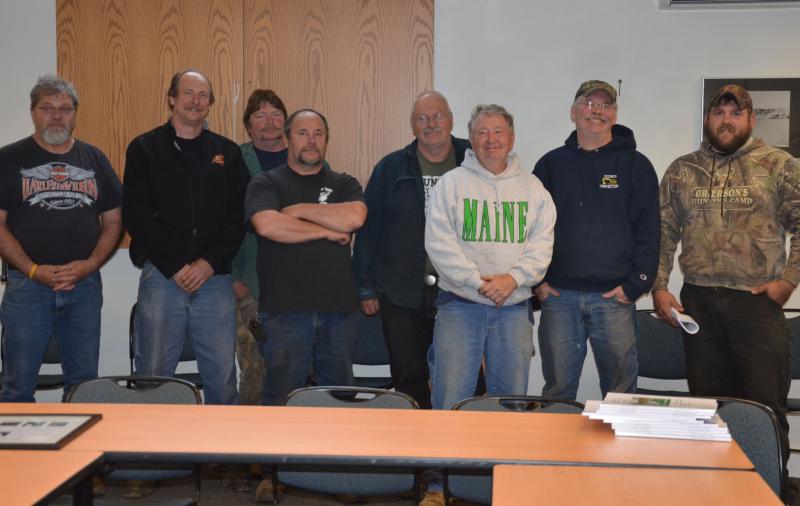 Rockport Public Works crew: James Miller, Mike Young, Russell Fuller, Darryl Libby, James Aldus, Steve Beveridge, Greg Howard and Kevin Grierson. (Photo by Lynda Clancy)