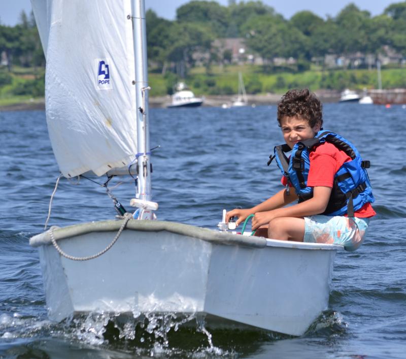 Rockland Community Sailing prepares for the 2014 Red Jacket Youth Sailing Regatta. (Photo by George Harvey)