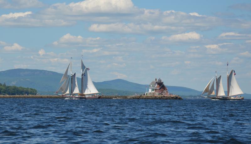 The Lewis R. French and Riggin. (Photo by Lynda Clancy)