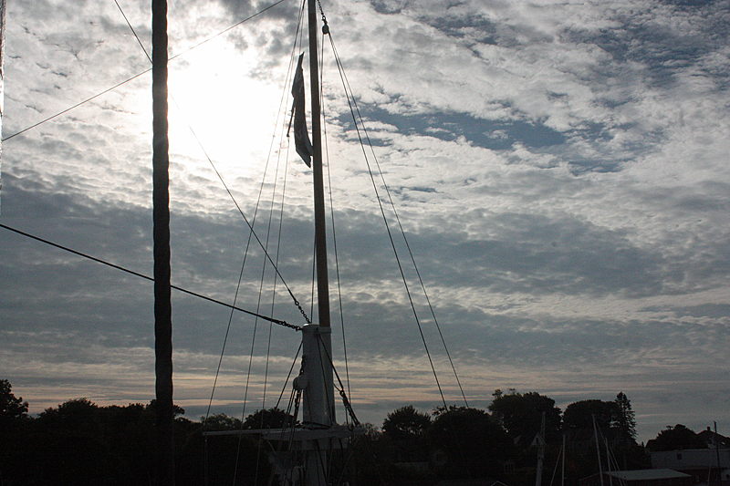 Saturday morning’s light clouds. (Photo by Holly S. Edwards)
