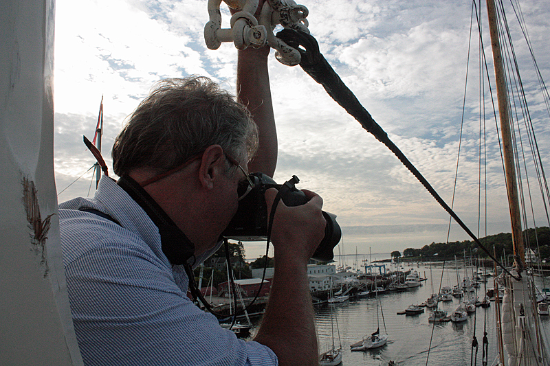 Photographing the photographer. (Photo by Holly S. Edwards)