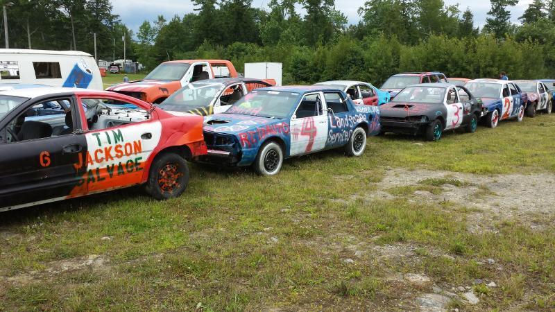 The cars line up prior to the race. Each car undergoes a 40-point safety inspection. (Photo courtesy Jaden Eaton)