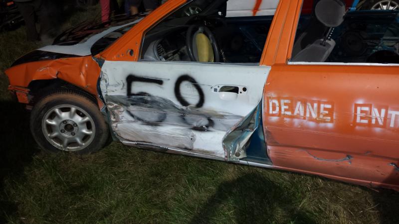 #58 is officially done coming in 6th place out of the 10 cars in Eaton’s class. (Photo courtesy Jaden Eaton)