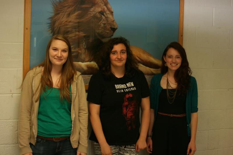 Caelyn Crosby, Kelsey Grass, and Nancy Joslen have announced their intentions of attending art school.