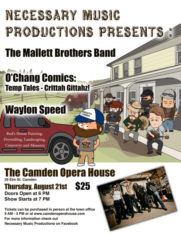 The new ‘Temp Tales’ episode will feature members of The Mallet Brothers Band. (Courtesy O’Chang Comics).