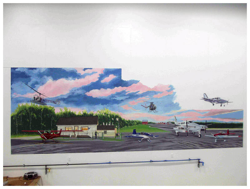 A work in progress. (Photo courtesy of David Hurley)