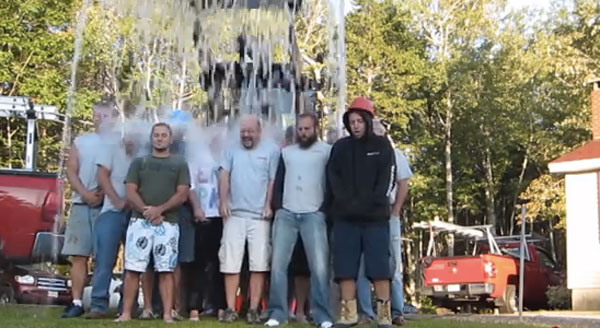 Horch Roofing crew accepting the challenge.