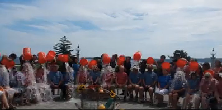 Samoset Resort crew accepting the challenge.