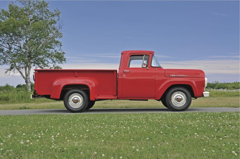This 1960 Ford F100 Pickup will be offered for sale to the highest bidder on Saturday, Aug. 16 at the Owls Head Transportation Museum's 37th Annual New England Auto Auction.