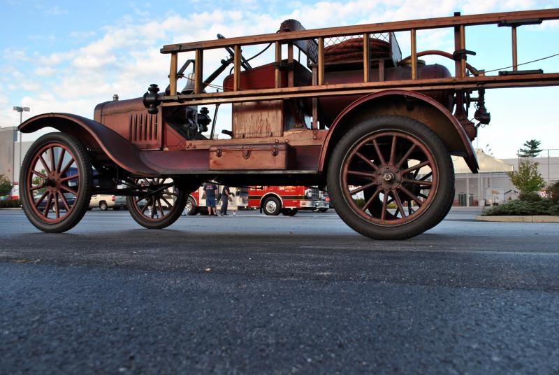 This 1918 American LaFrance Fire Chemical Truck was Farmington’s first motorized fire apparatus and has been part of the OHTM collection since 1986. The piece will participate in a parade part of the 51st Annual Maine State Federation of Firefighters Convention which will take place in Farmington Sept. 5 through Sept. 7.