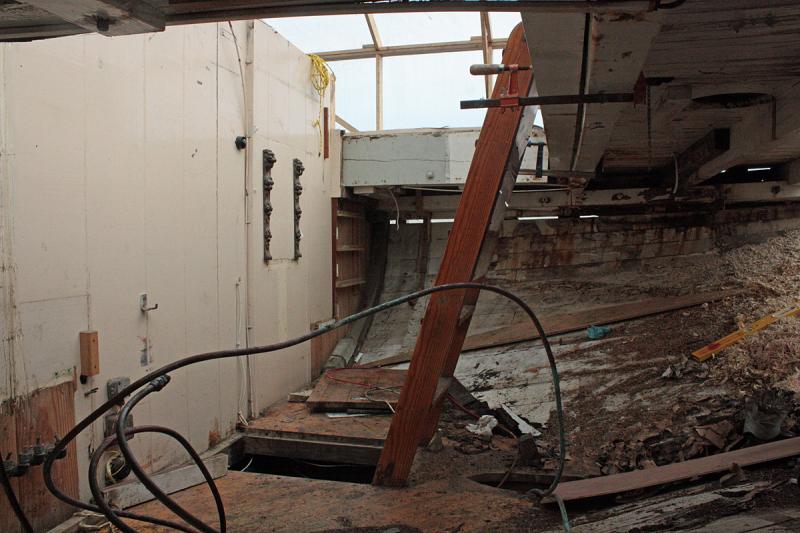 A peek below deck. (Photo by Holly S. Edwards)
