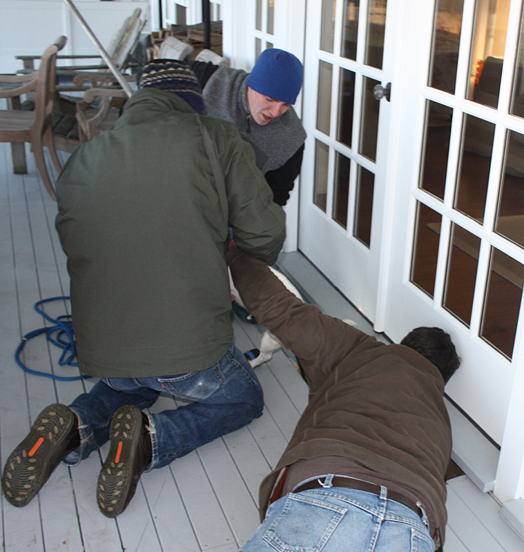 Nearly three hours later, and she’s out! (Photo by Holly S. Edwards)