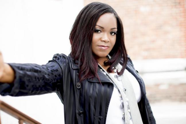 Shemekia Copeland at the Strand Theatre Thursday evening. (Photo courtesy Shandrine Lee)