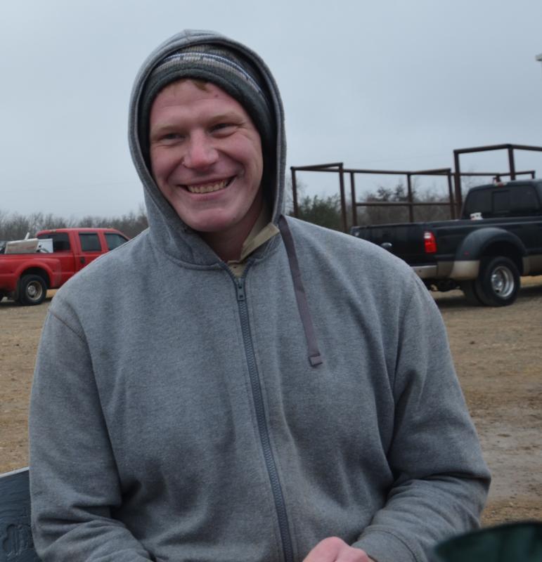 Adam is the Endangered Ark’s most recent hire. He will be using therapies initiated by Jim Laurita to continue helping aging elephants. (Photo by Lynda Clancy) hope elephants (1499)