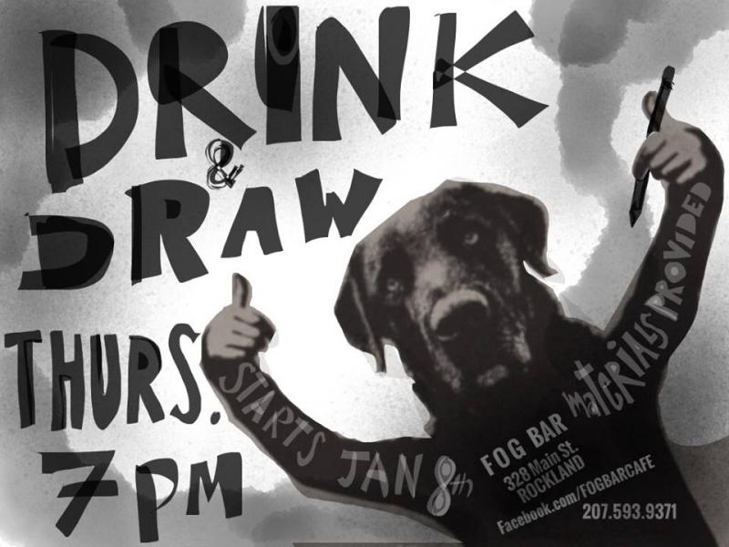 FOG Bar and Cafe moves their Drink and Draw Night to Thursdays