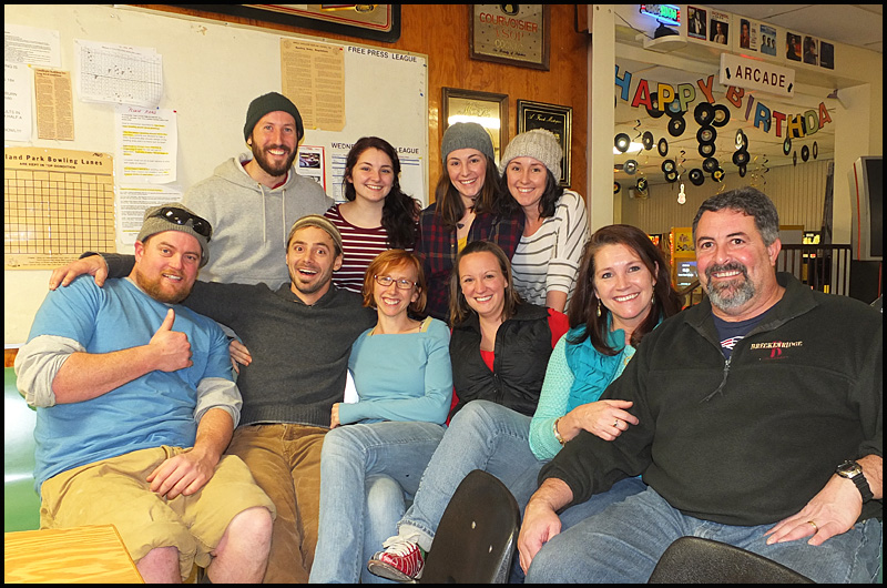Front row: Justin Libby (Port Clyde), William Rapp (Thomaston), Sarah Rademaker (Thomaston), Alex Brasili ((Port Clyde), Deanna Banda (Rockland), Dave Banda (Rockland). Back row: Michael Ferry (Portland), Kaitlan Kenney (Portland), Ashley Kenney (Portland) and Amber Kenney (Port Clyde).