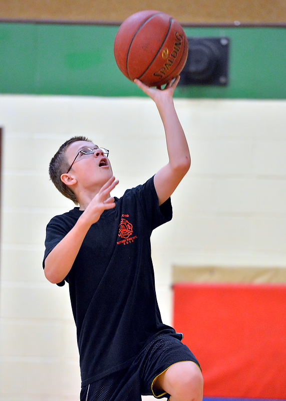 Appleton’s Cody Pascal is a seventh-grade player on the squad. (Photo by Ron Hawkes)