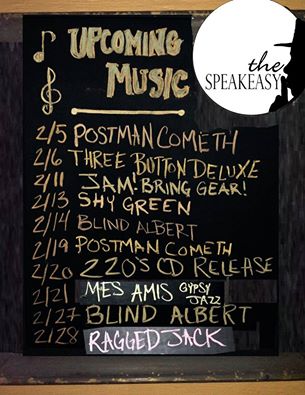 The Speakeasy has a chill music lineup for the weekend.