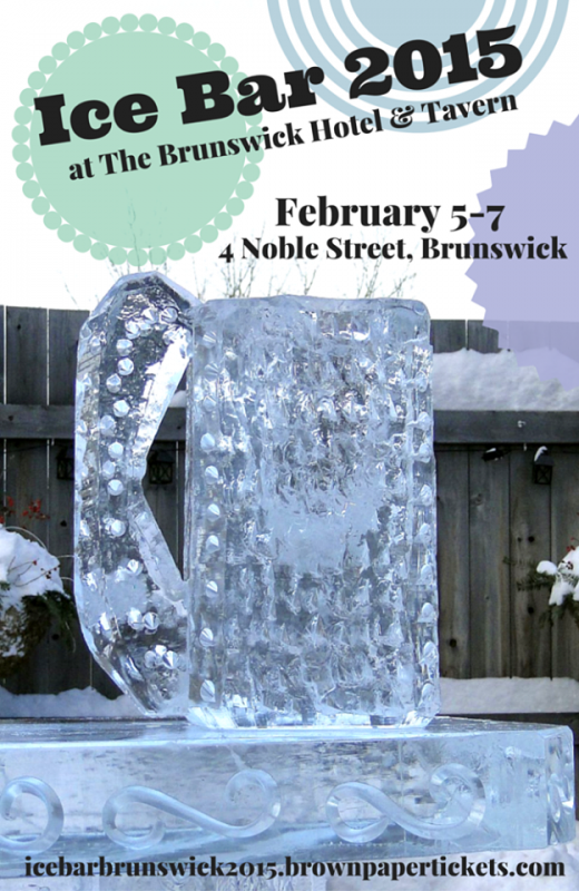 Brunswick’s getting in on the ice bar action Saturday night.