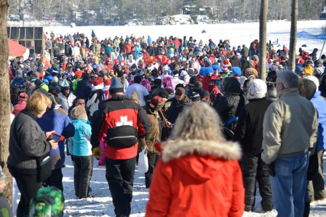 Toboggan Races–all weekend! Make sure to check out the three things you MUST do. (Photo by Ron Hawkes)