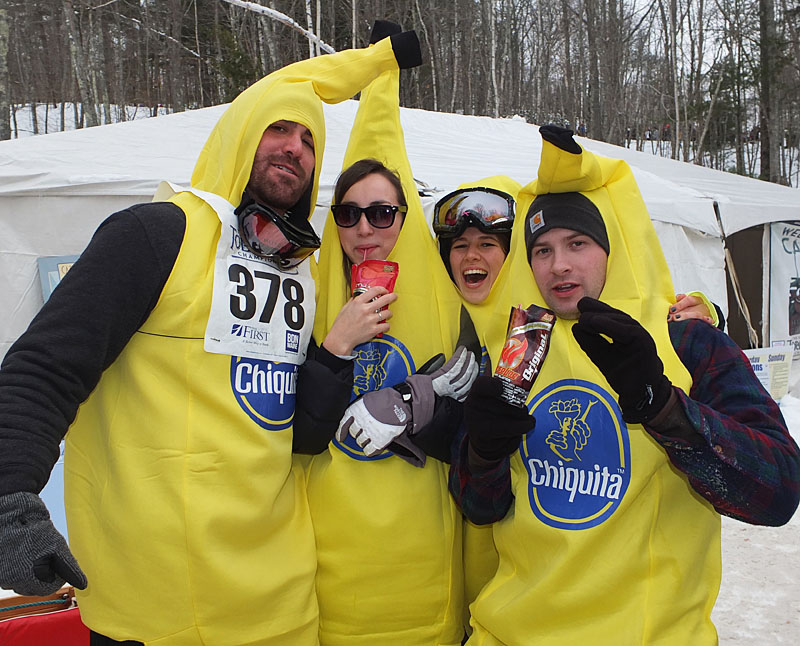 From left, Sneaky D’s are Carlo Lookner, Zoey Brian, Erika Blout and William Horn. #toboggannationals