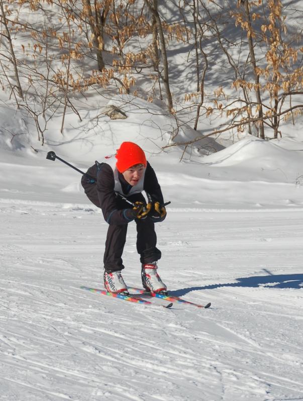 Michael Frampton finished fifth in the ski meister event. (Courtesy Lisbeth Whitney)