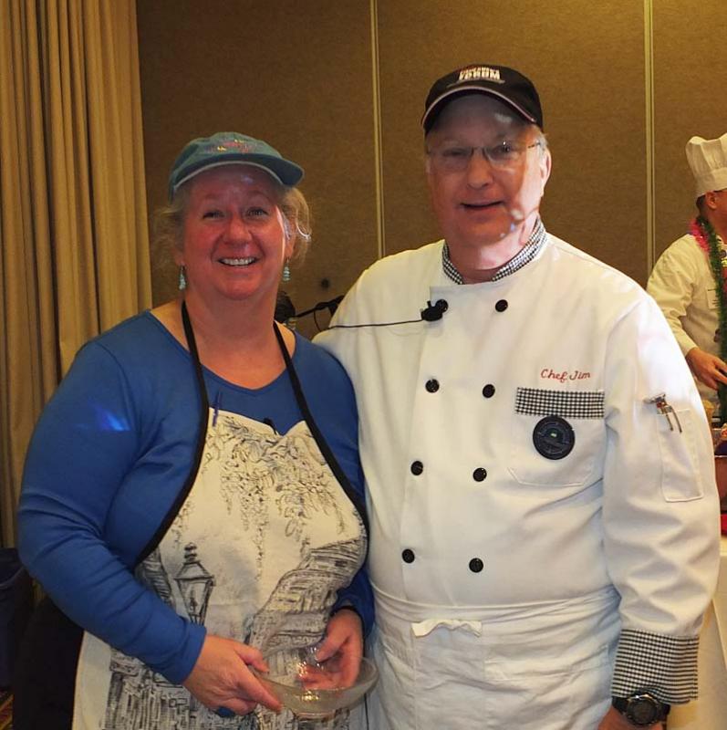 Dee and Chef Jim Leverso.
