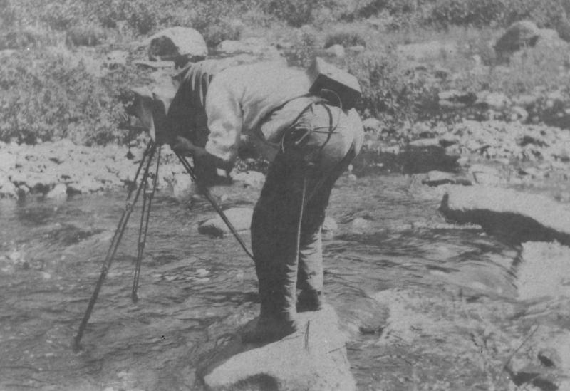 Will or Austin? Not sure which one is under there, but the photo was taken by the other! (Photo courtesy Lincolnville Historical Society) photographing