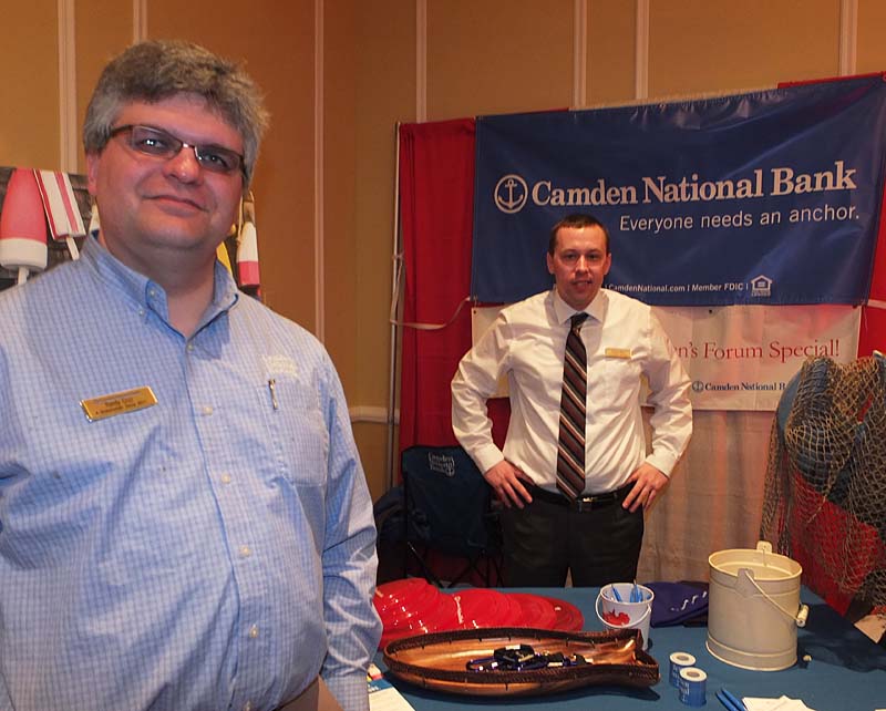 Randy Cruz and Charlie White for Camden National Bank.