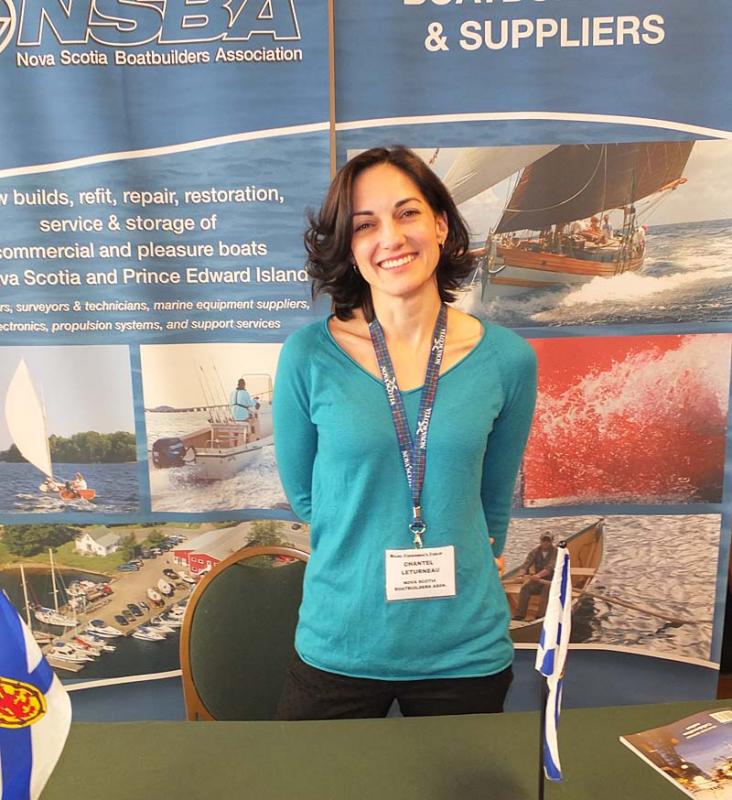 Chantel Leturneau out of Halifax, Nova Scotia, works for the Nova Scotia Boat Builders Association.