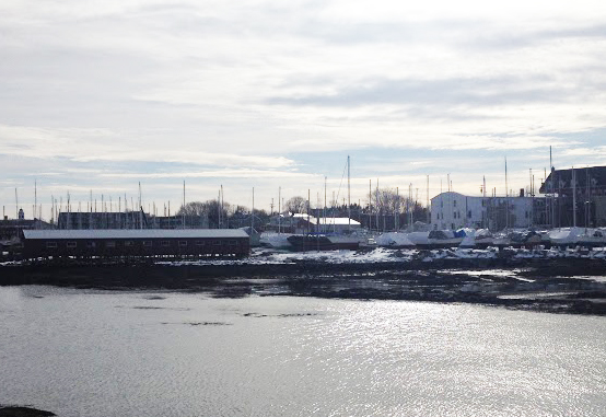 Rockland Harbor, March 16. (Photo by Isabel Crane)