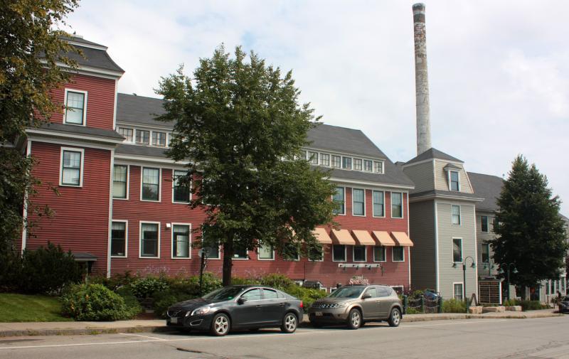 The Knox Mill has been a flashpoint of Camden’s economic future since credit card giant MBNA was sold, and the building changed hands and was redeveloped. (Photo by Holly S. Edwards)