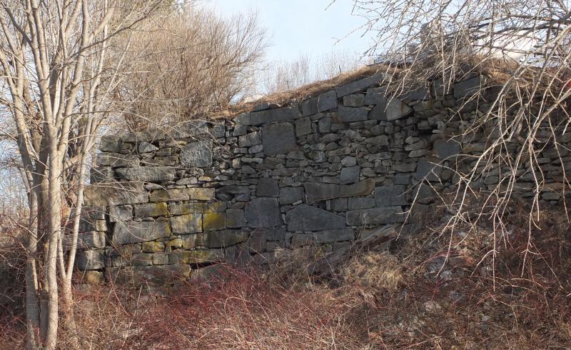 The old Lime Kiln that sits atop the property the state is using as a construction site. The town is currently trying to buy the piece of property from the state to create a park.