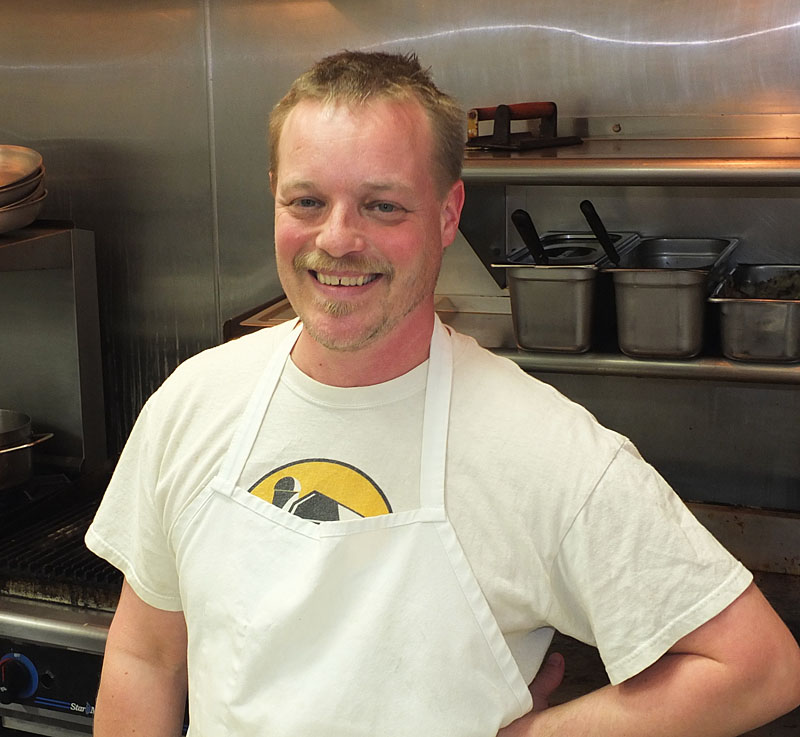 Ryan Jones, owner/chef of the Thomaston Cafe.