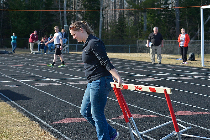 Scenes from the first of Camden Hills Track and Field meets for the season, with Medomak, Oceanside and more. (Photo by Ron Hawkes)