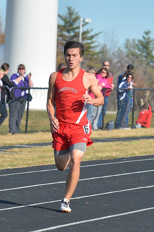 Scenes from the first of Camden Hills Track and Field meets for the season, with Medomak, Oceanside and more. (Photo by Ron Hawkes)