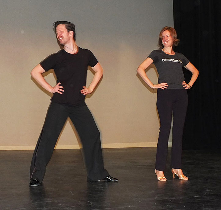 Christian Clayton and Heather Hearst.