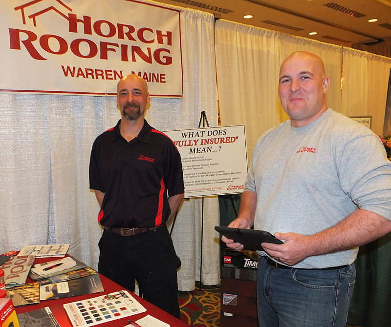 Horch Roofing: Shawn Buck and Bob Eriksen.
