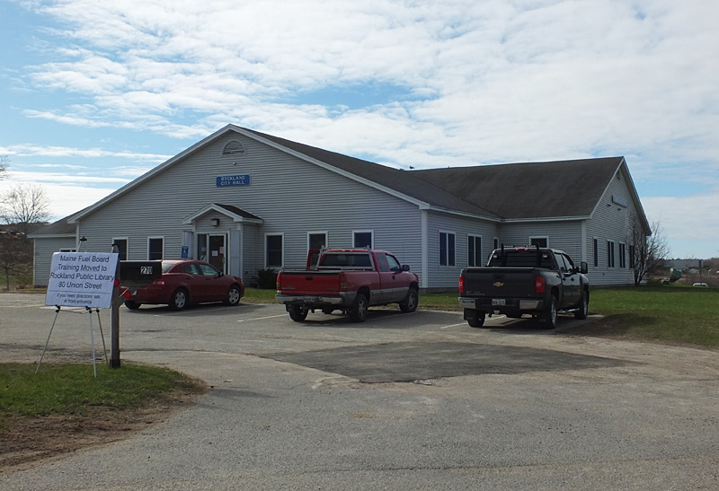 Rockland’s City Hall which could very well wind up sold to make room for the energy facility.