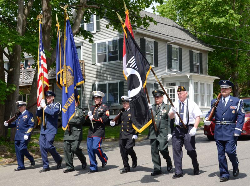 The Color Guard, Union Street, Rockport. (Photo by Lynda Clancy)