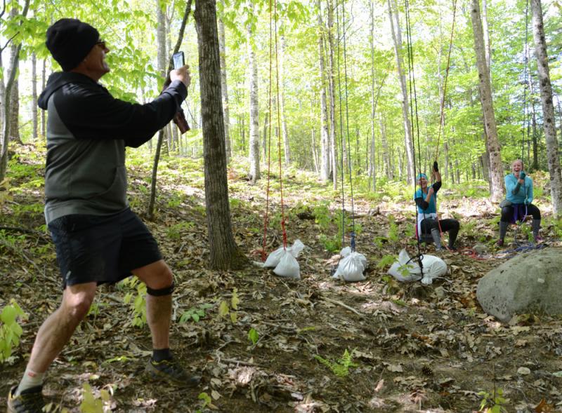 Hauling bags. (Photo by Lynda Clancy)