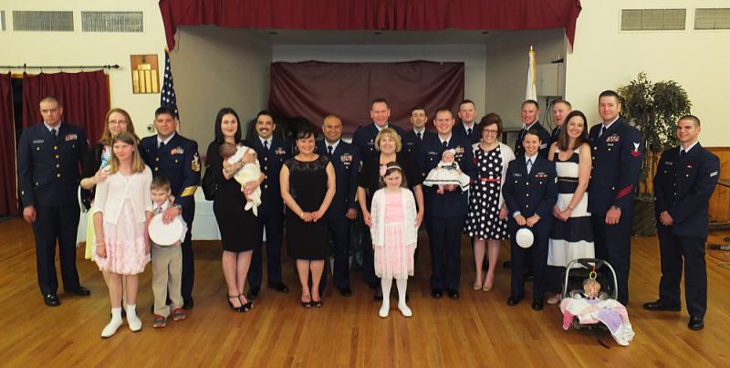 Crew and family of USCGC Abbie Burgess
