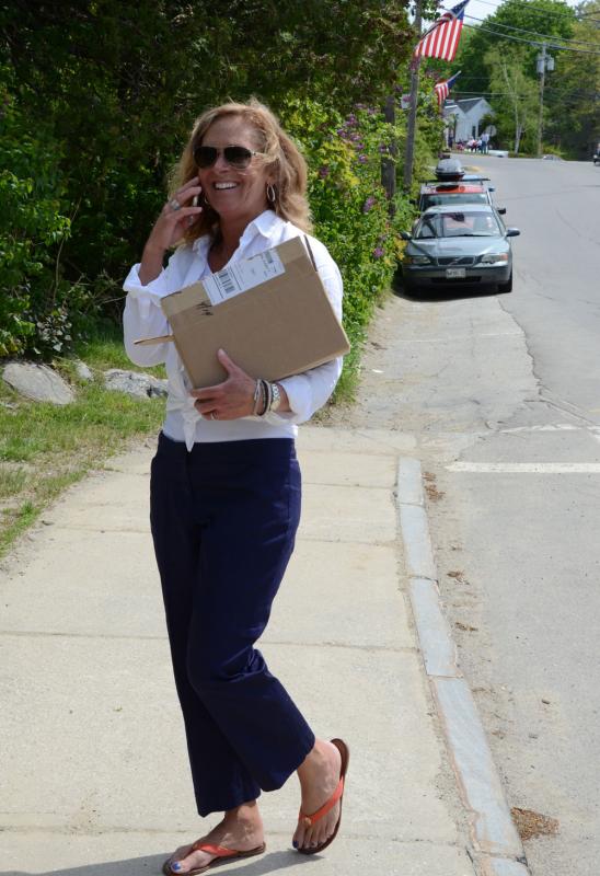 Allyson Poutasse, parade organizer. (Photo by Lynda Clancy)