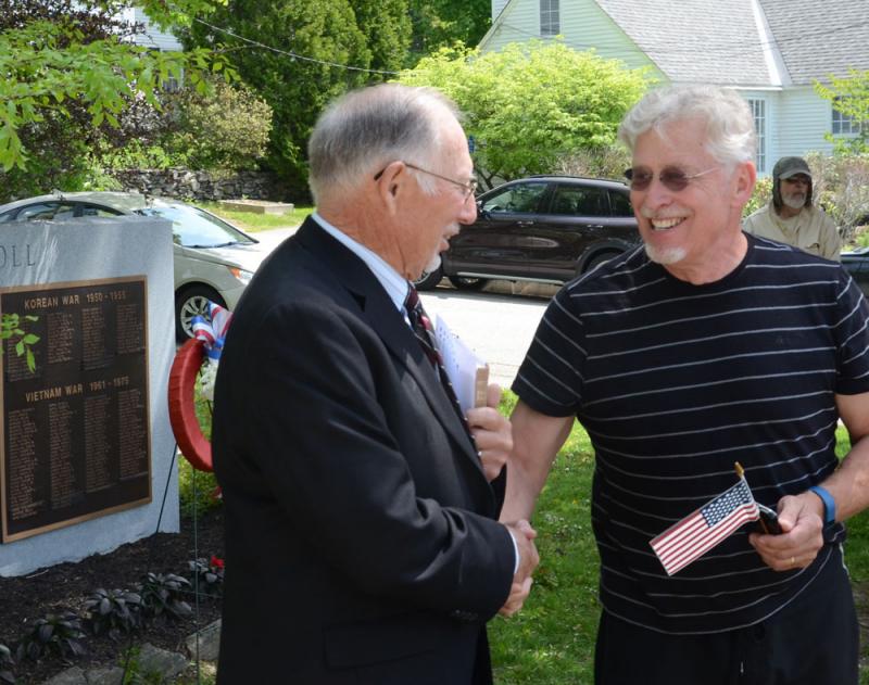 Rev. Ralph Miller and Rev. Jerry Stone. (Photo by Lynda Clancy)