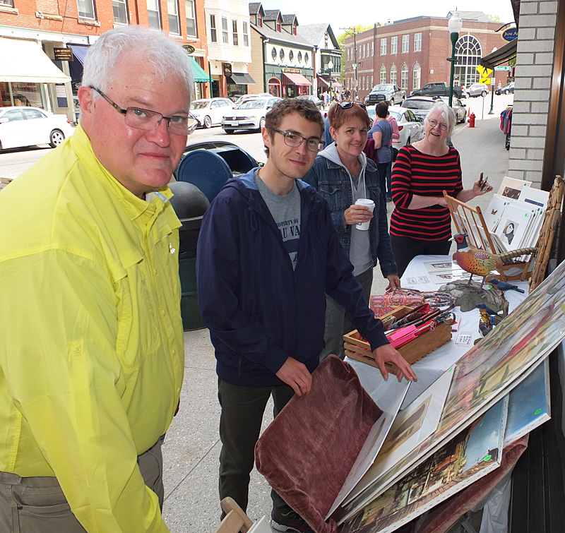 Ducktrap Trading Company: Tome Trone, Daniel Trone, Sue Trone and owner Joyce Lawrence.