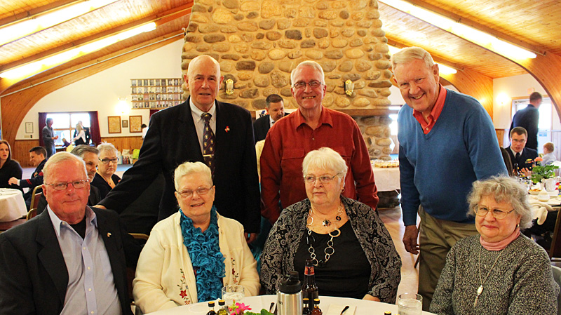 David Vaughn, john Copland, Larson Alley, Capt. Jum McDonald, Shurm Ally, Dot Black and Sue Look. (Photo by Ellie Curtis)